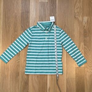 J Crew, CREWCUTS, lboy, size XS. Striped polo.